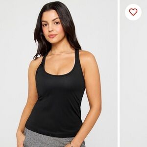 Fabletics Black Activewear Tank NWT